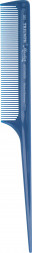 Расческа рабочая TRIUMPH комбинированная  антистат, с пластик хвостиком синяя, 20,5 см